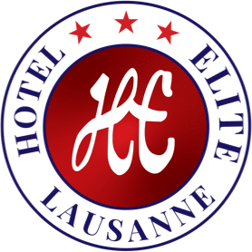 Logo de l'Hotel Elite Lausanne, reference de Jardin Heureux
