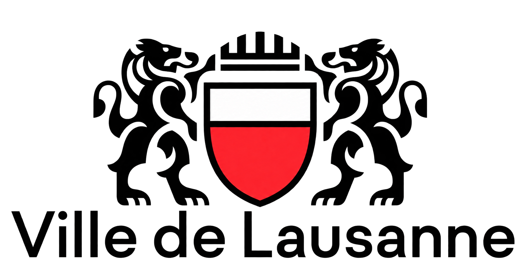 Logo de la Ville de Lausanne, reference de Jardin Heureux
